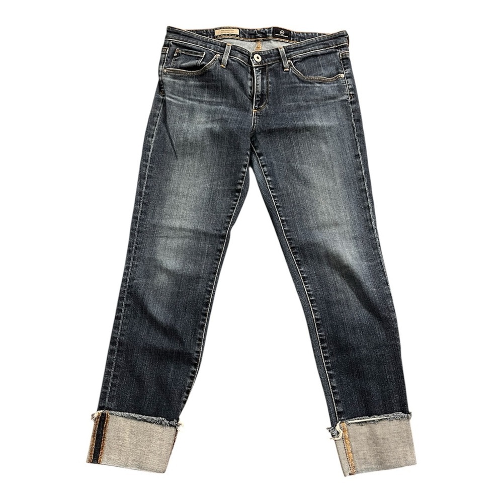 AG Adriano Goldschmied Stevie Cuffed Cropped Jeans size